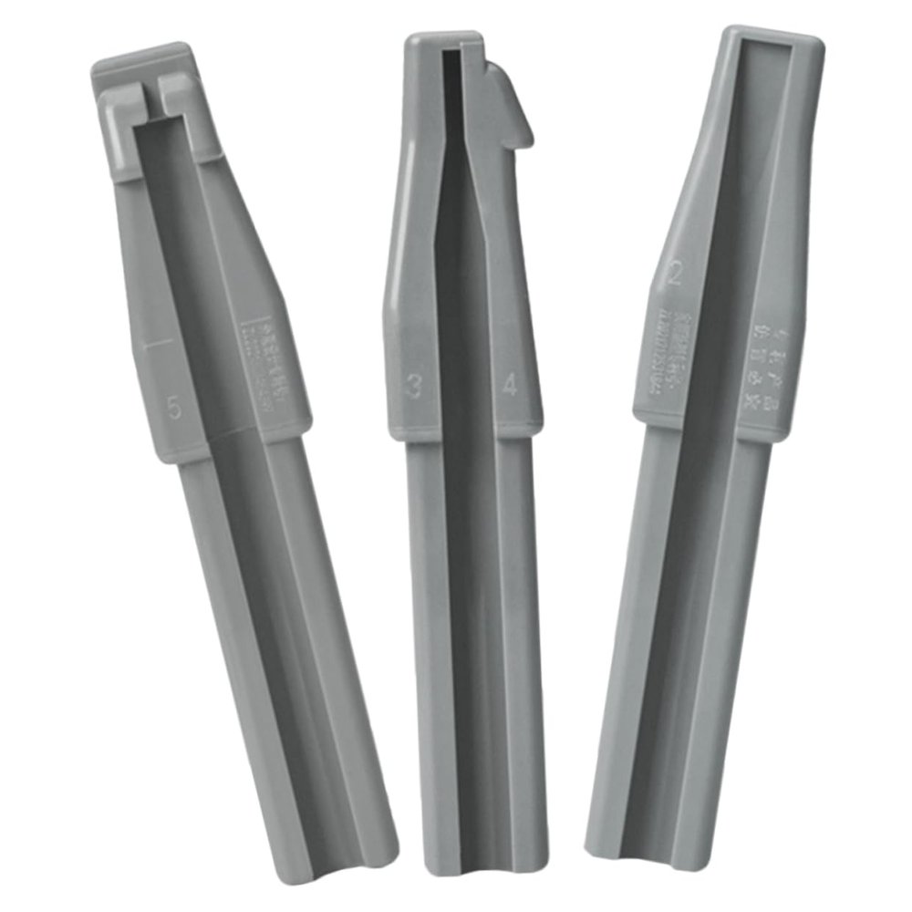 WOONEKY 3pcs Pencil Sharpener Tools for Eyebrow Pencil Makeup Marker Sharpener Aid Duckbill Design Plastic Material