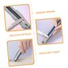 WOONEKY 3pcs Pencil Sharpener Tools for Eyebrow Pencil Makeup Marker Sharpener Aid Duckbill Design Plastic Material view 3