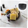 WOONEKY Men's Shaving Bowl Shaving Cream Bowl for Men Particle Double Layer Design view 3