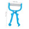 SOESFOUFU Face Hair Plucker Facial Hair Removing Brush Spring Epilator Handle Roller view 2
