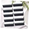 WOONEKY 10pcs Professional Nail Buffer Square Nail File Artwork Polishing Sponge Boards for Sander for Thick Sponges view 3