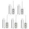 MERRYHAPY 5pcs Rhinestone Lip Gloss Holder Round Diamond Empty Lipstick Bottles for Women Travel-friendly Lightweight Makeup Container for Lip Gloss and Oil Storage view 1