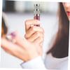 MERRYHAPY 5pcs Rhinestone Lip Gloss Holder Round Diamond Empty Lipstick Bottles for Women Travel-friendly Lightweight Makeup Container for Lip Gloss and Oil Storage view 2