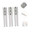 MERRYHAPY 5pcs Rhinestone Lip Gloss Holder Round Diamond Empty Lipstick Bottles for Women Travel-friendly Lightweight Makeup Container for Lip Gloss and Oil Storage view 3