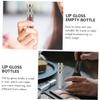 MERRYHAPY 5pcs Rhinestone Lip Gloss Holder Round Diamond Empty Lipstick Bottles for Women Travel-friendly Lightweight Makeup Container for Lip Gloss and Oil Storage view 4