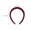 MERRYHAPY 4pcs Floral Hairband Women Sponge Headband Fashion Head Accessories for Holiday Adults Retro Headdress view 2
