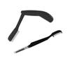 WOONEKY 2pcs Foldable Eyebrow Comb Stainless Steel Plastic Grooming Tool for Precise Eyebrow Styling Portable Design for Women Girls Sturdy Fine Pin Comb view 2