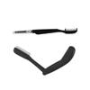 WOONEKY 2pcs Foldable Eyebrow Comb Stainless Steel Plastic Grooming Tool for Precise Eyebrow Styling Portable Design for Women Girls Sturdy Fine Pin Comb view 3