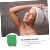 SOESFOUFU 4pcs Double Sided Exfoliating Body Scrub Gloves Deep Cleansing Exfoliator Mitts for Men and Women for Spa and Shower Use Random view 4