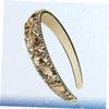 SOESFOUFU Women Rhinestone Headband Wide Edge Hairpin Headwraps Crystal Headband Vintage Headdress Hair Accessories view 2