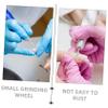 Silver Tungsten Steel Nail Drill Bit for Dead Skin Removal and Polishing view 3