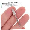 Silver Tungsten Steel Nail Drill Bit for Dead Skin Removal and Polishing view 4