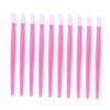 SOESFOUFU 100pcs Pink Plastic Cuticle Pusher and Dead Skin Remover Sticks for Professional Manicure Art Lightweight and Durable Nail Cleaning Tools for Home and Salon Use view 1