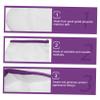 WOONEKY Paraffin Wax Foot Therapy Covers Elastic Band Design for Maximum Heat Retention Washable for White with Purple Trim Professional Foot Care view 3