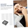 SOESFOUFU 100Pcs Single Face Old Folding Cutter for Barbershop Use Portable and Face Shaver for Beard Sideburns and Hair view 3