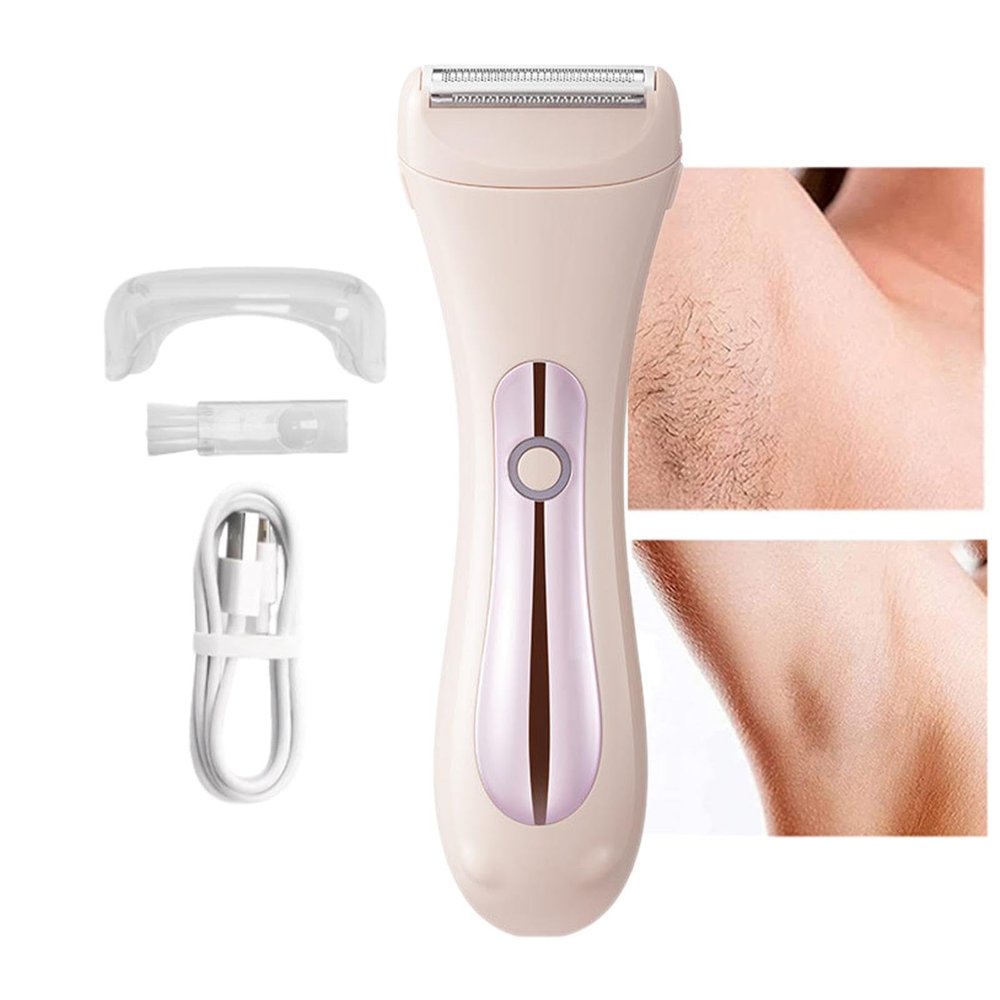 Women's Body Hair Trimmer - Electric Shaver for Safe Grooming, Perfect for Sensitive Areas | Anti-Scratch Hair Removal Device, Excellent Choice for Legs, Underarms, Intimate Grooming, Efforts