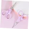 SOESFOUFU Stainless Steel Brow Scissors Eyebrow Hair Trimmer Facial Hair Removal for Women view 2