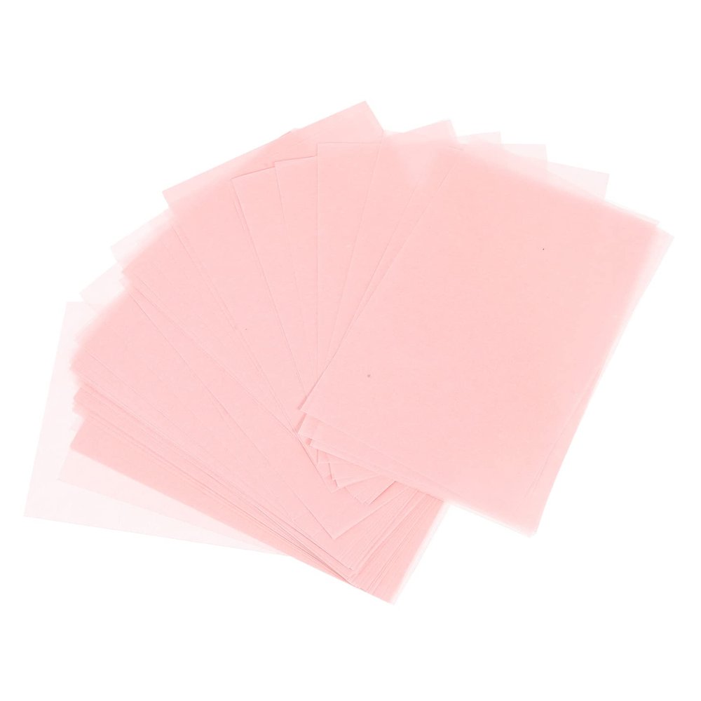 SOESFOUFU 2sets Facial Oil Control Blotting Paper Oil Absorbing for Oily Skin Pink