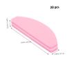 SOESFOUFU 20pcs Curved Nail File Manicure Tools for Acrylic Nails Cuticle Tools Buffer Block Easy to Use and Carry for Travel view 2
