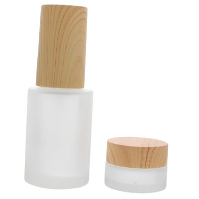SOESFOUFU Multipurpose Nail Polish Remover Glass Bottles Small Frosted Glass Containers with Lid for Travel and Home Use Durable and Safe for Cosmetics