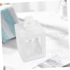 OUNONA 500ml Travel Size Lotion Soap Dispenser Bottle Refillable Pump Bottle for Bathroom Shampoo Body Wash view 4