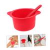 TOVINANNA Silicone Wax Warmer Liner Bowls 2 Sets Heat Resistant Wax Pots for Hair Removal with Sticks Sturdy Replacement Bowls view 3