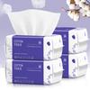 Disposable Face Towel 400 Count, Face Towels, Soft Cotton Dry Wipes Facial Cloths Towelettes for Washing and Drying, Facial Tissue for Cleansing, Skincare and Makeup Remover view 1