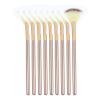 WOONEKY 9pcs Makeup Brush for Facial Contouring Esthetician Tools Safe Manmade Fiber Smooth Surface Face Makeup Kit view 1