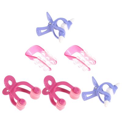 WOONEKY 2sets Nose up Clip Nose Straightening Lifter for Women Shaper Bridge Height and Tool Profile