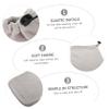 NULYLU Comfortable Wax Warming Gloves for Hand Therapy Reusable Moisturizing Mittens with Durable Material for Home and Salon Use Gray view 4