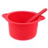 NULYLU 2sets High-temperature Resistant Silicone Bowls for Wax Warmer Replacement Wax Warmer Bowl with Scraper for Hair Removal and Mask Mixing view 1