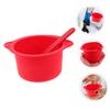 NULYLU 2sets High-temperature Resistant Silicone Bowls for Wax Warmer Replacement Wax Warmer Bowl with Scraper for Hair Removal and Mask Mixing view 4
