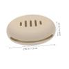 AUTSUPPL Travel Makeup Brush Holder Portable Powder Puff Box Silicone Storage for Women view 2