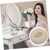 AUTSUPPL Travel Makeup Brush Holder Portable Powder Puff Box Silicone Storage for Women view 3