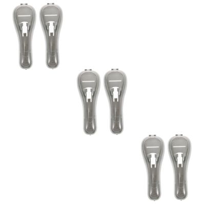 Baluue 6pcs Double Edge Safety Razor Case Travel Manual Razor Holder Storage Case