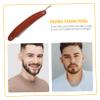 HAPINARY Wood Handle Straight Razor for Men Manual Beard Shaving Tool Lightweight Design for Barber Shops Home Use Material Random Style view 3