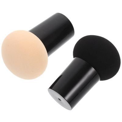 IWOWHERO 2pcs Powder Puff for Makeup Compact Foundation Sponge Dual-use for Liquid Soft and Gentle for Skin Types