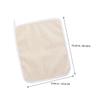 FRCOLOR 6pcs Exfoliating Bath Cloths for Quick Drying and Gentle Scrubbing Beige Face Cloth for Daily Use Dead Skin Removal and Refreshing Cleanse view 2