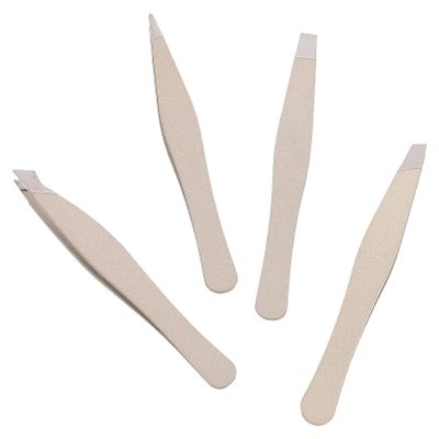 ASAKKURA 4pcs Eyebrow Tweezers Clip Kit Eyebrow Clip Clamp Brow Tweezer Makeup Tool