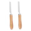 PHENOFICE 2pcs Stainless Steel Hair Removal Blades Handle for Kitchen Pig Hair Removal and Grooming Tasks Comfortable Grip and Design view 1