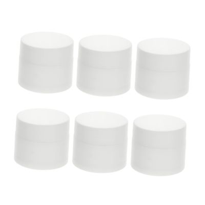 PLAFOPE 20pcs Double-layer Makeup Storage Jars for Creams and Lotions Refillable Cosmetic Containers with Wide Mouth Safe and Durable for Travel and Crafting