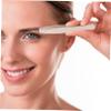 ASAKKURA 4pcs Mini Stainless Steel Eyebrow Tweezers Set Beauty Tool for Eyebrow Hair Removal Lightweight and Portable Unisex Grooming Essentials view 4