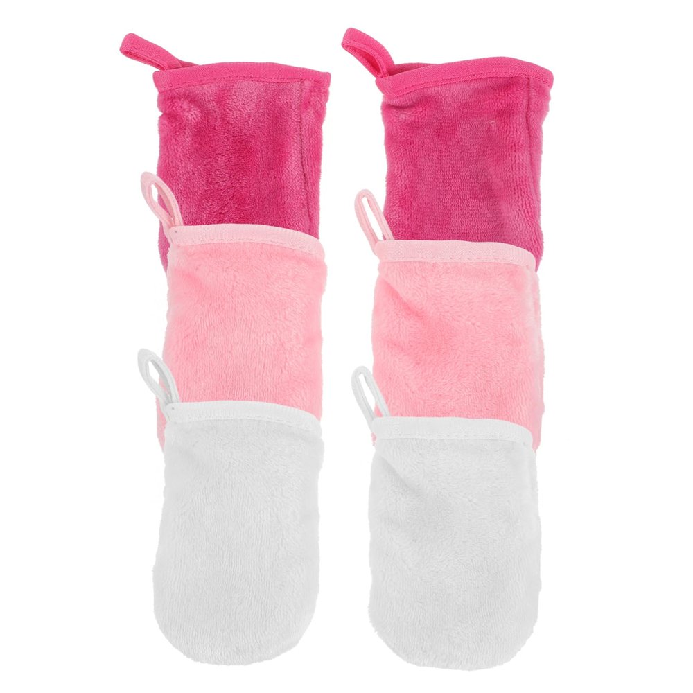 Healeved 18pcs Soft Cleansing Gloves Exfoliating Makeup Mitts for Gentle Facial Cleaning Breathable Travel Face Washing Tool