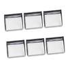 SKISUNO 60pcs Empty Square Stainless Steel Pans for Diy Eyeshadow Blusher and Powder Durable Makeup Tins for Pressed Powders for Crafting and Cosmetic Projects view 1