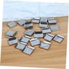 SKISUNO 60pcs Empty Square Stainless Steel Pans for Diy Eyeshadow Blusher and Powder Durable Makeup Tins for Pressed Powders for Crafting and Cosmetic Projects view 2