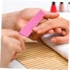 BIUDECO 10pcs Nail Files Dual-sided Nail Buffer Strips for Polishing and Shaping Durable Sponge Manicure and Home Use Pink Color view 4