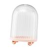 NULYLU Makeup Sponge Holder Durable Powder Puff Container for Beauty Sponges Elegant Design Makeup Storage Box for Women and Girls Pink view 1