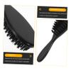 MERRYHAPY 12pcs Men's Beard Brush Gentle Bristles for Beard Grooming Portable Hair Brush Neck Duster Tool for for Barbershop Personal Use view 3