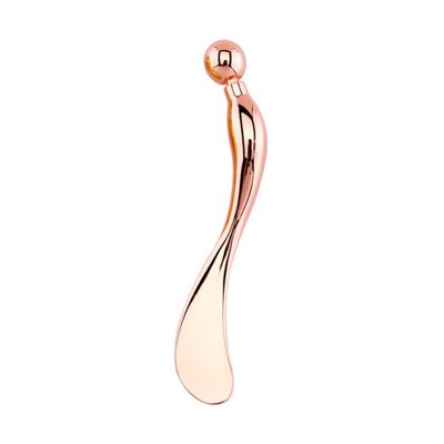 FOYTOKI Metal Scoop for under Eye Care Eye Fatigue Relief Beauty Spatula for Skincare Makeup Removal