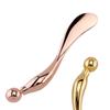 FOYTOKI Metal Scoop for under Eye Care Eye Fatigue Relief Beauty Spatula for Skincare Makeup Removal view 3